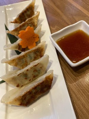 Gyoza at Shizen Vegan Sushi Bar in San Francisco