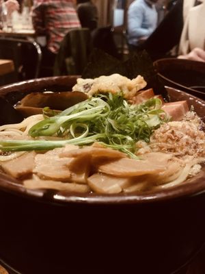 This ramen thoughhh was the light and delicate 😋 at Shizen Vegan Sushi Bar in San Francisco