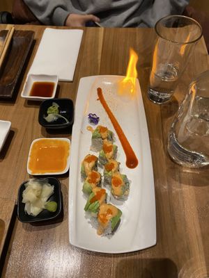 Candlestick roll  at Shizen Vegan Sushi Bar in San Francisco