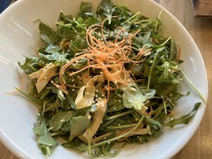 Yuba salad at Shizen Vegan Sushi Bar in San Francisco