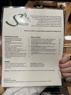  at Shizen Vegan Sushi Bar in San Francisco