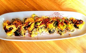 "Boddy and Soul" roll at Shizen Vegan Sushi Bar in San Francisco