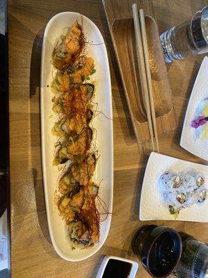 Body and soul roll  at Shizen Vegan Sushi Bar in San Francisco