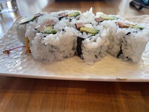 Philadelphia roll  at Shizen Vegan Sushi Bar in San Francisco