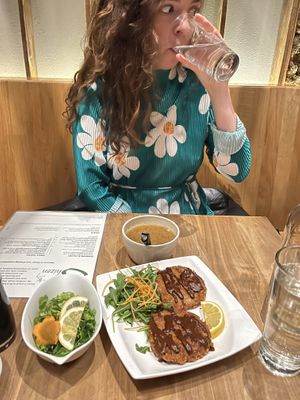 Tofu katsu - great  at Shizen Vegan Sushi Bar in San Francisco