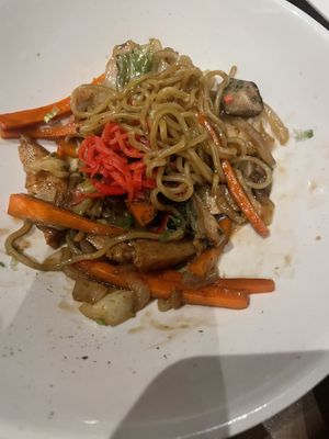 Yakisoba  at Shizen Vegan Sushi Bar in San Francisco