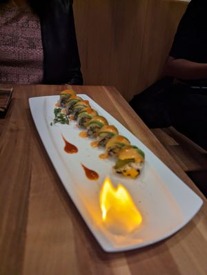 Candlestick at Shizen Vegan Sushi Bar in San Francisco