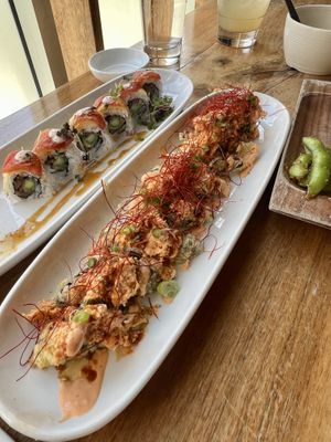 A bit fishy tasting but my companion loved it  at Shizen Vegan Sushi Bar in San Francisco