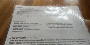  at Shizen Vegan Sushi Bar in San Francisco