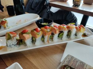 Spicy sushi at Shizen Vegan Sushi Bar in San Francisco