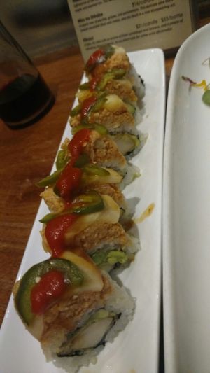 Secret Weapon Roll - $13 at Shizen Vegan Sushi Bar in San Francisco