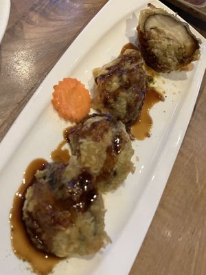 Shizen shiitake  at Shizen Vegan Sushi Bar in San Francisco