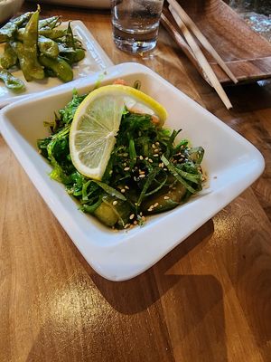 Seaweed salad at Shizen Vegan Sushi Bar in San Francisco