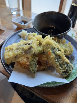 Tempura  at Shizen Vegan Sushi Bar in San Francisco