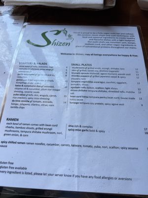   at Shizen Vegan Sushi Bar in San Francisco