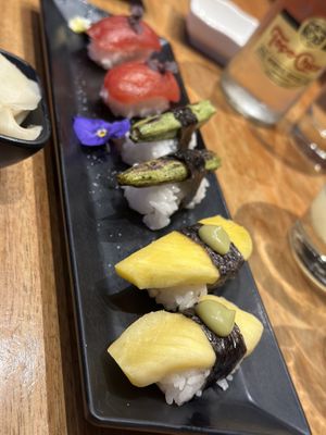   at Shizen Vegan Sushi Bar in San Francisco