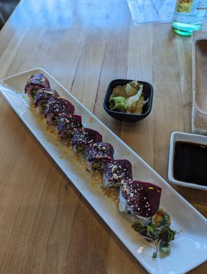 Colonel's pipe at Shizen Vegan Sushi Bar in San Francisco