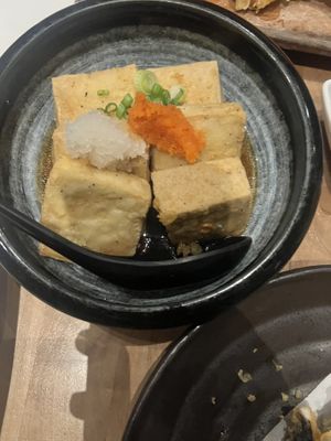 Spicy tofu  at Shizen Vegan Sushi Bar in San Francisco