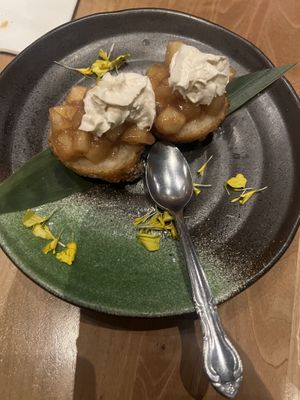 Cinnamon Donut. So good  at Shizen Vegan Sushi Bar in San Francisco