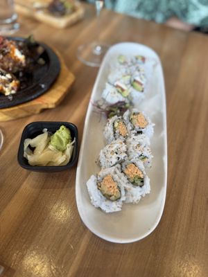 Spicey tofuna! Yummm  at Shizen Vegan Sushi Bar in San Francisco