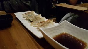 Gyoza at Shizen Vegan Sushi Bar in San Francisco