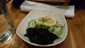 Sunomono at Shizen Vegan Sushi Bar in San Francisco