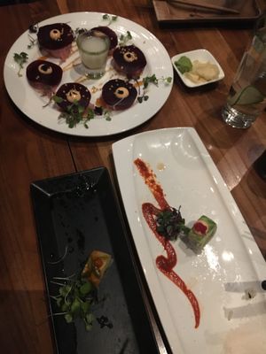 Surprise ending... be careful risk it if you can handle VERY spicy   at Shizen Vegan Sushi Bar in San Francisco