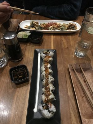 Tempura Sushi at Shizen Vegan Sushi Bar in San Francisco