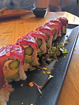 Avocado roll at Shizen Vegan Sushi Bar in San Francisco