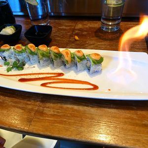 Candlestick roll at Shizen Vegan Sushi Bar in San Francisco