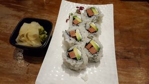 Philadelphia Roll at Shizen Vegan Sushi Bar in San Francisco