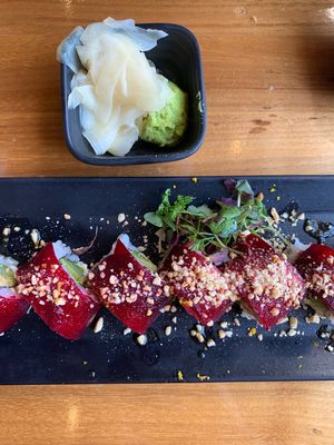 Amazing flavors  at Shizen Vegan Sushi Bar in San Francisco
