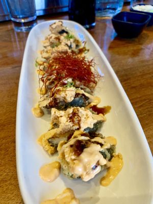 Boddy and soul roll  at Shizen Vegan Sushi Bar in San Francisco