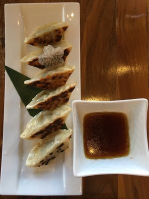 Gyoza at Shizen Vegan Sushi Bar in San Francisco
