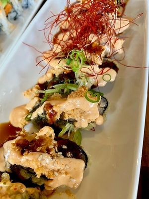 Body and Soul roll -- THE BEST EVER! at Shizen Vegan Sushi Bar in San Francisco