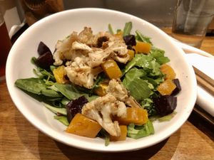 Beet salad was delish! at Shizen Vegan Sushi Bar in San Francisco