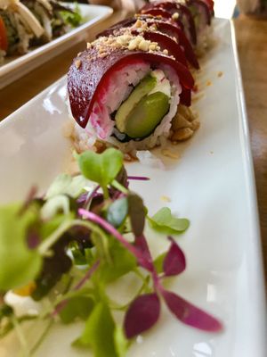 Vegan sushi! at Shizen Vegan Sushi Bar in San Francisco