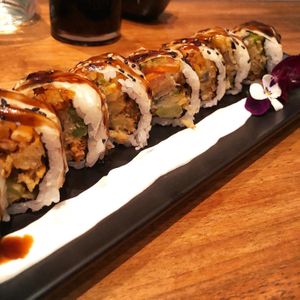 Specialty roll at Shizen Vegan Sushi Bar in San Francisco