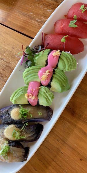 Sushi at Shizen Vegan Sushi Bar in San Francisco