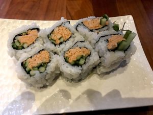 Vegan sushi at Shizen Vegan Sushi Bar in San Francisco