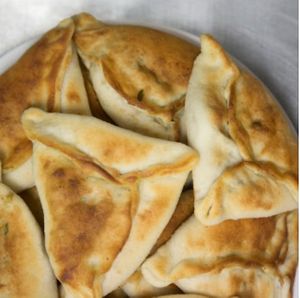 Vegan Pies: Lentil, Spinach, Squash or Potato (picture from website) at Middle East Bakery and Grocery in Chicago