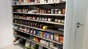 Groceries spreads  creams etc  at Astrid och Aporna - Cph in Copenhagen