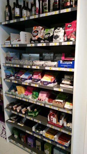 wines sweets chocolates at Astrid och Aporna - Cph in Copenhagen