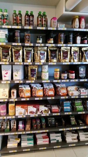 Bathroom toiletries tea etc at Astrid och Aporna - Cph in Copenhagen