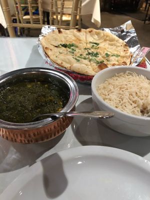 Palak Tofu at Taj Mahal in Boise