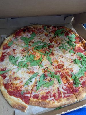large veg cheese pizza   at Blaze Pizza in Gainesville