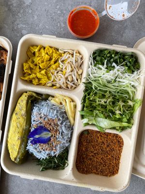 Thursday Set Lunch Kerabu RM24
 at Green Bamboo Organic Shop in Kuala Lumpur