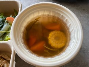 Soup at Green Bamboo Organic Shop in Kuala Lumpur