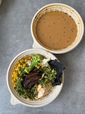 1 x 有机日式拉面 Organic Ramen (Hot Miso) Spicy RM35.00
 at Green Bamboo Organic Shop in Kuala Lumpur