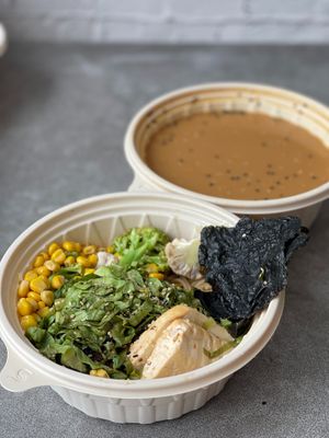 1 x 有机日式拉面 Organic Ramen (Hot Miso) Spicy RM35.00
 at Green Bamboo Organic Shop in Kuala Lumpur